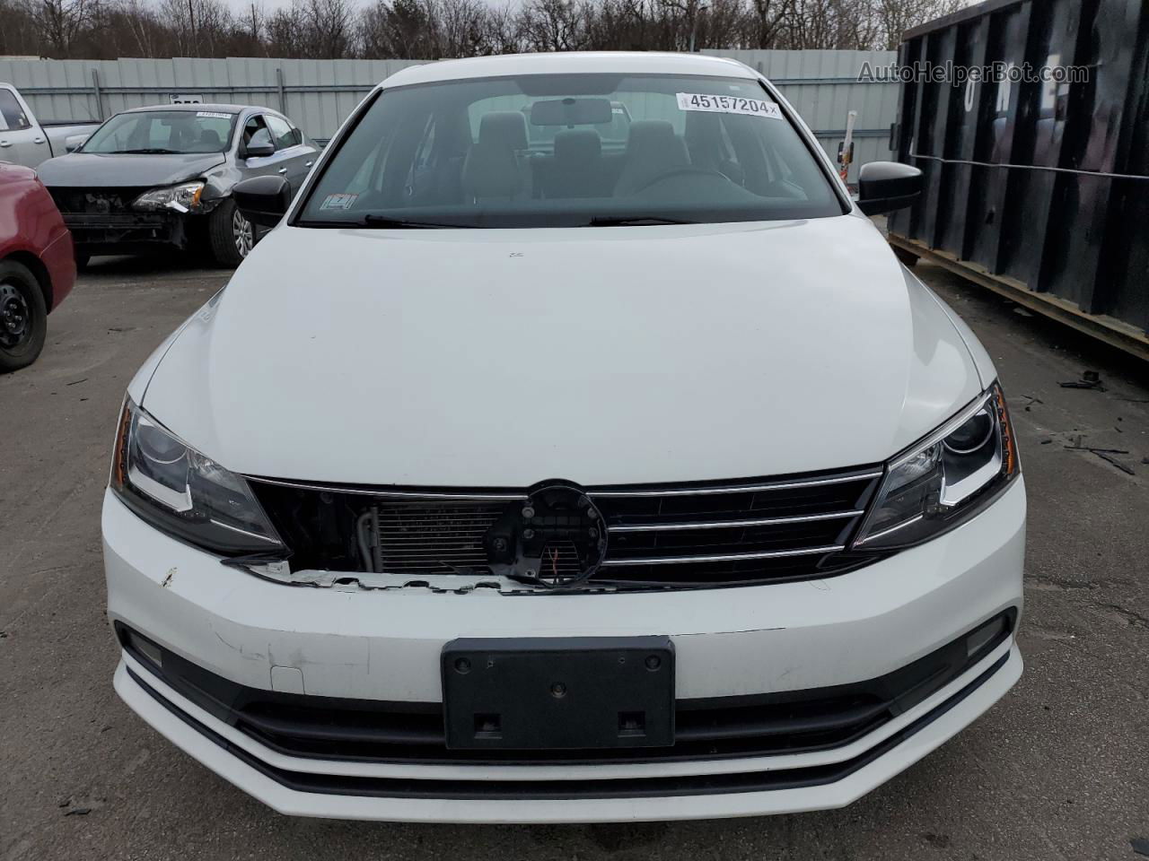 2016 Volkswagen Jetta Sport Белый vin: 3VWD17AJ1GM296584