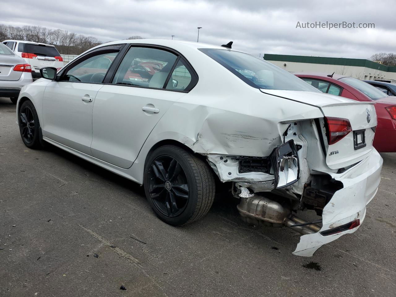 2016 Volkswagen Jetta Sport White vin: 3VWD17AJ1GM296584