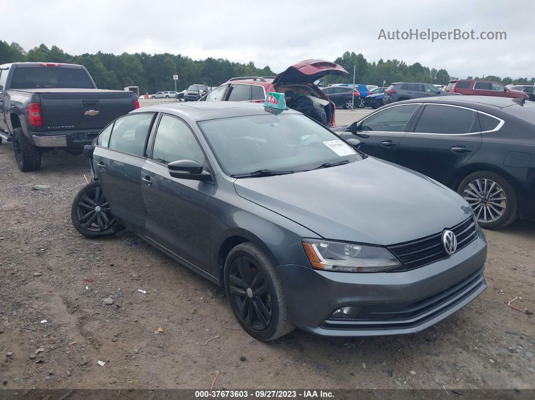 2018 Volkswagen Jetta 1.8t Se Sport Серый vin: 3VWD17AJ1JM239647