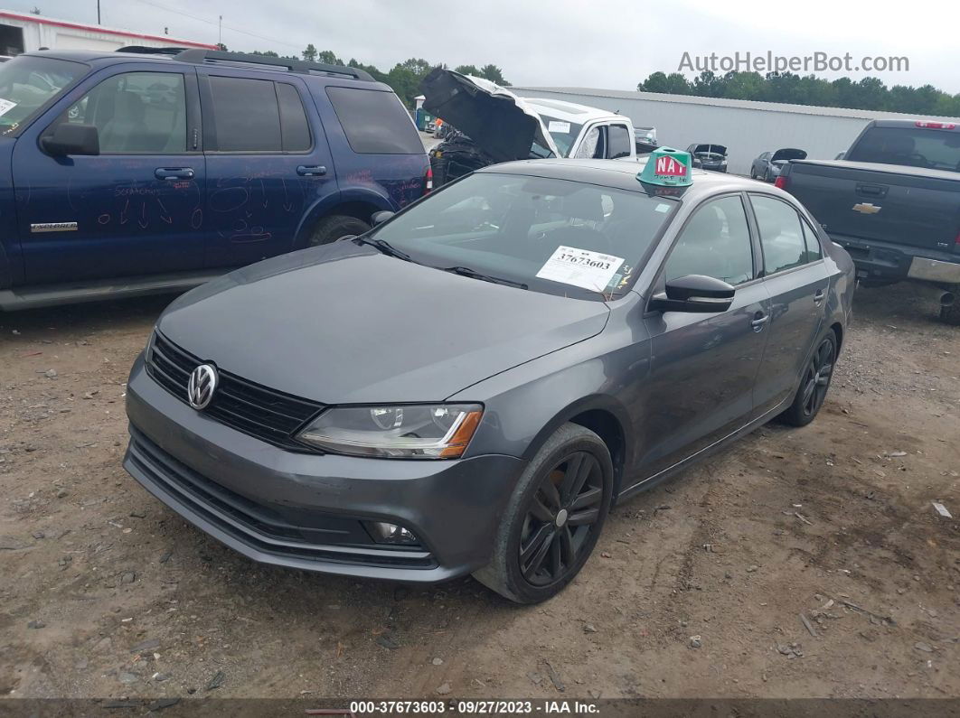 2018 Volkswagen Jetta 1.8t Se Sport Gray vin: 3VWD17AJ1JM239647