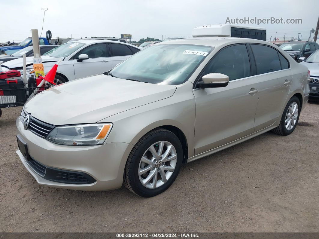 2014 Volkswagen Jetta 1.8t Se Gold vin: 3VWD17AJ2EM221017