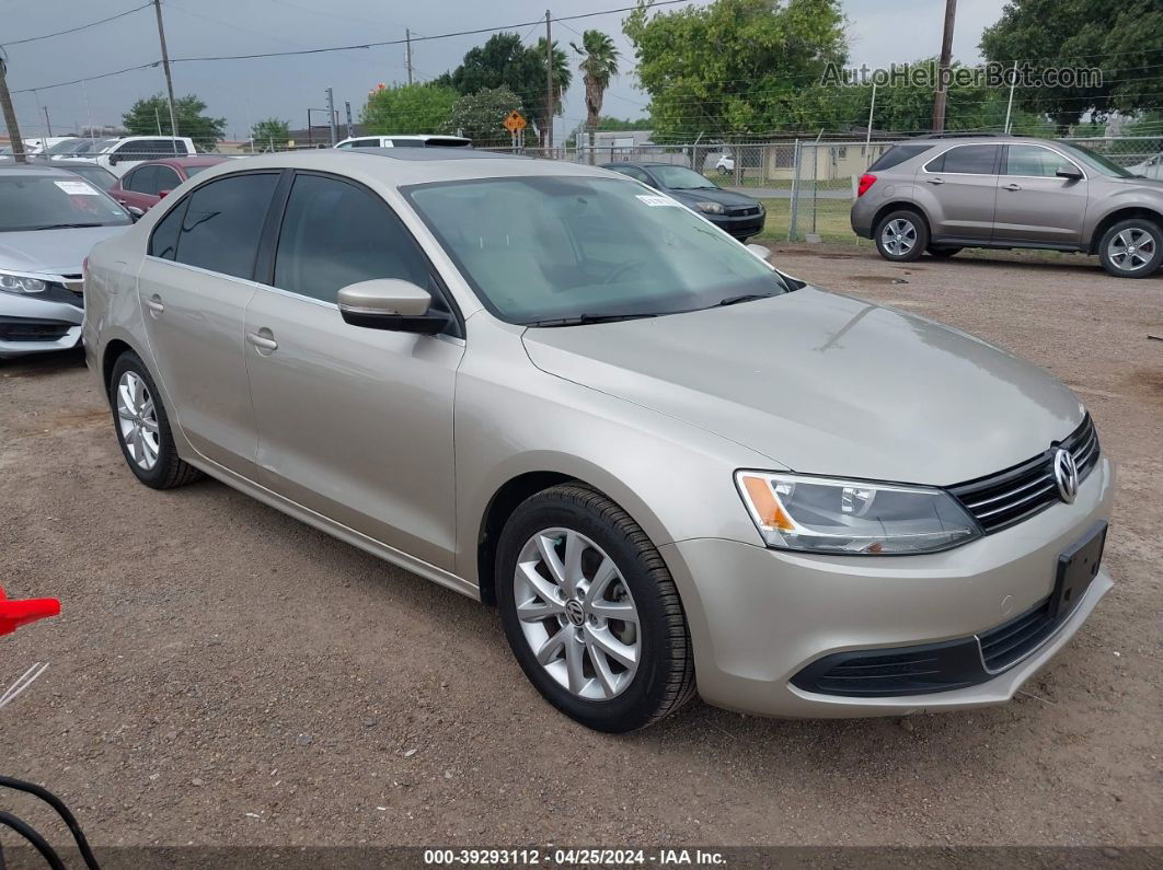 2014 Volkswagen Jetta 1.8t Se Gold vin: 3VWD17AJ2EM221017