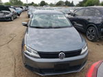 2014 Volkswagen Jetta Se Gray vin: 3VWD17AJ2EM224967