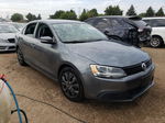 2014 Volkswagen Jetta Se Gray vin: 3VWD17AJ2EM224967