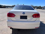 2014 Volkswagen Jetta Se White vin: 3VWD17AJ2EM240490