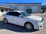 2014 Volkswagen Jetta Se White vin: 3VWD17AJ2EM240490