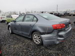 2014 Volkswagen Jetta Se Gray vin: 3VWD17AJ2EM267091