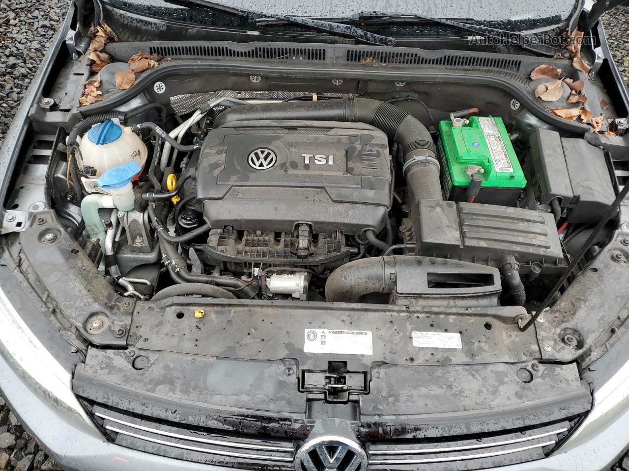 2014 Volkswagen Jetta Se Gray vin: 3VWD17AJ2EM267091