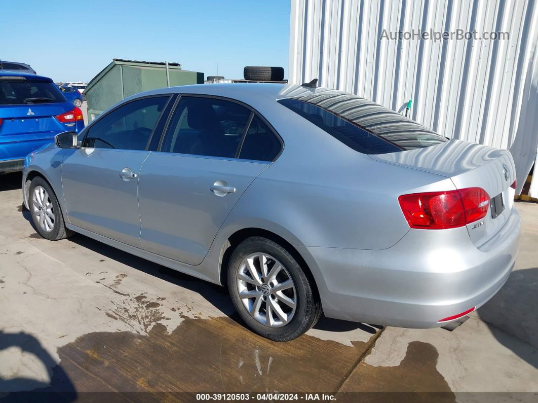 2014 Volkswagen Jetta 1.8t Se Silver vin: 3VWD17AJ2EM358099