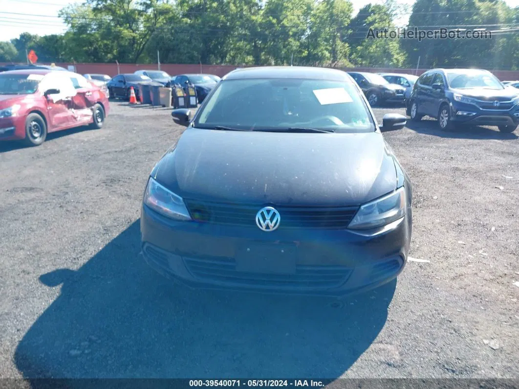 2014 Volkswagen Jetta 1.8t Se Black vin: 3VWD17AJ2EM370043