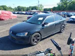 2014 Volkswagen Jetta 1.8t Se Black vin: 3VWD17AJ2EM370043