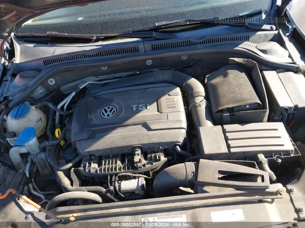 2014 Volkswagen Jetta 1.8t Se Gray vin: 3VWD17AJ2EM418530