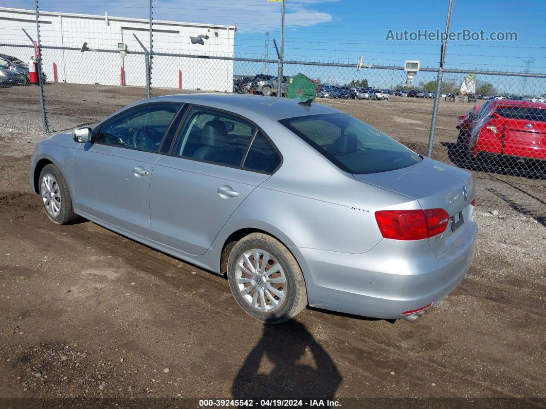 2014 Volkswagen Jetta 1.8t Se Silver vin: 3VWD17AJ2EM429026