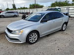 2015 Volkswagen Jetta Se Silver vin: 3VWD17AJ2FM213615