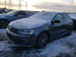 2015 Volkswagen Jetta Se Gray vin: 3VWD17AJ2FM220595