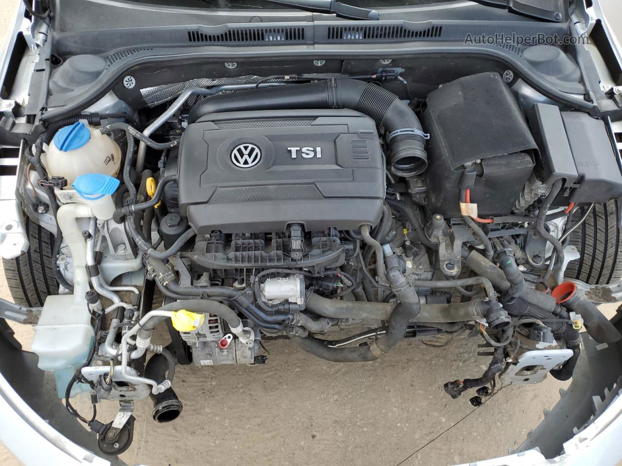 2015 Volkswagen Jetta Se Серебряный vin: 3VWD17AJ2FM243262