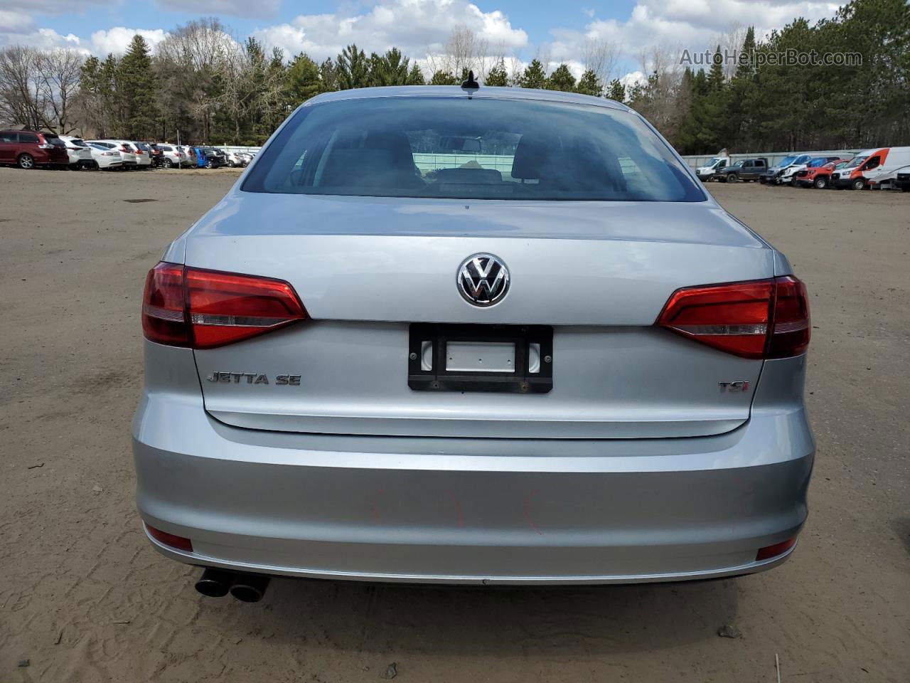 2015 Volkswagen Jetta Se Серебряный vin: 3VWD17AJ2FM243262