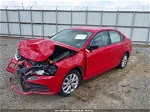 2015 Volkswagen Jetta 1.8t Se Красный vin: 3VWD17AJ2FM251233