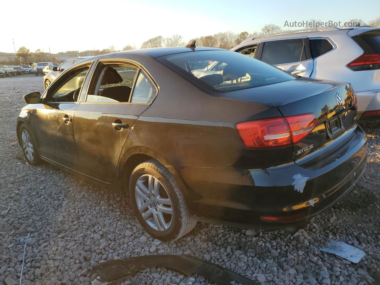 2015 Volkswagen Jetta Se Черный vin: 3VWD17AJ2FM289724