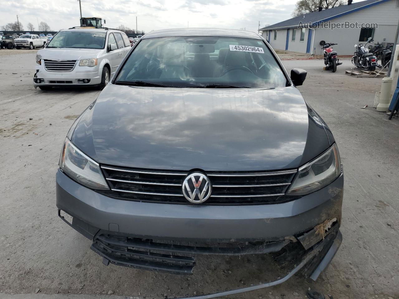 2015 Volkswagen Jetta Se Gray vin: 3VWD17AJ2FM421770