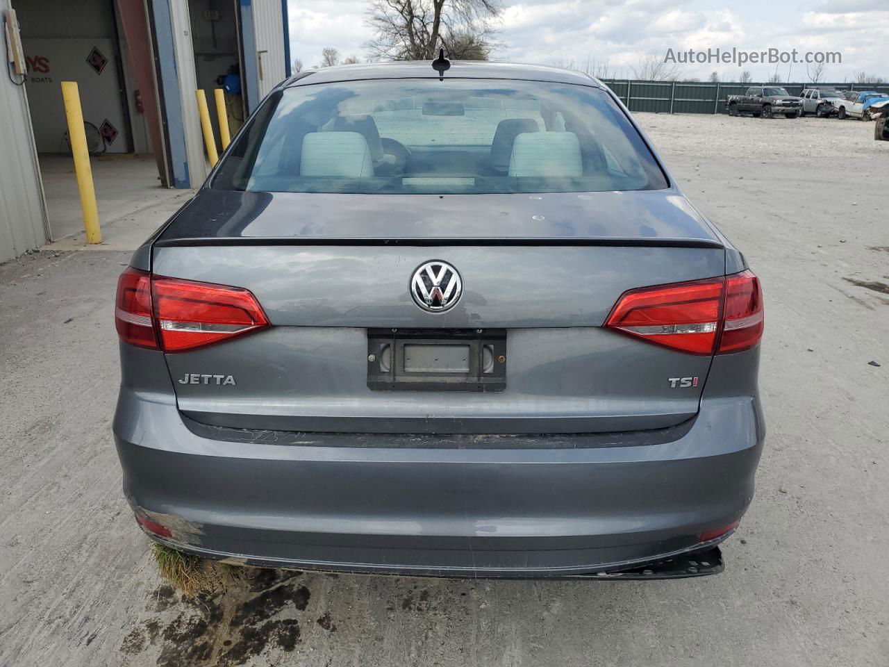 2015 Volkswagen Jetta Se Gray vin: 3VWD17AJ2FM421770