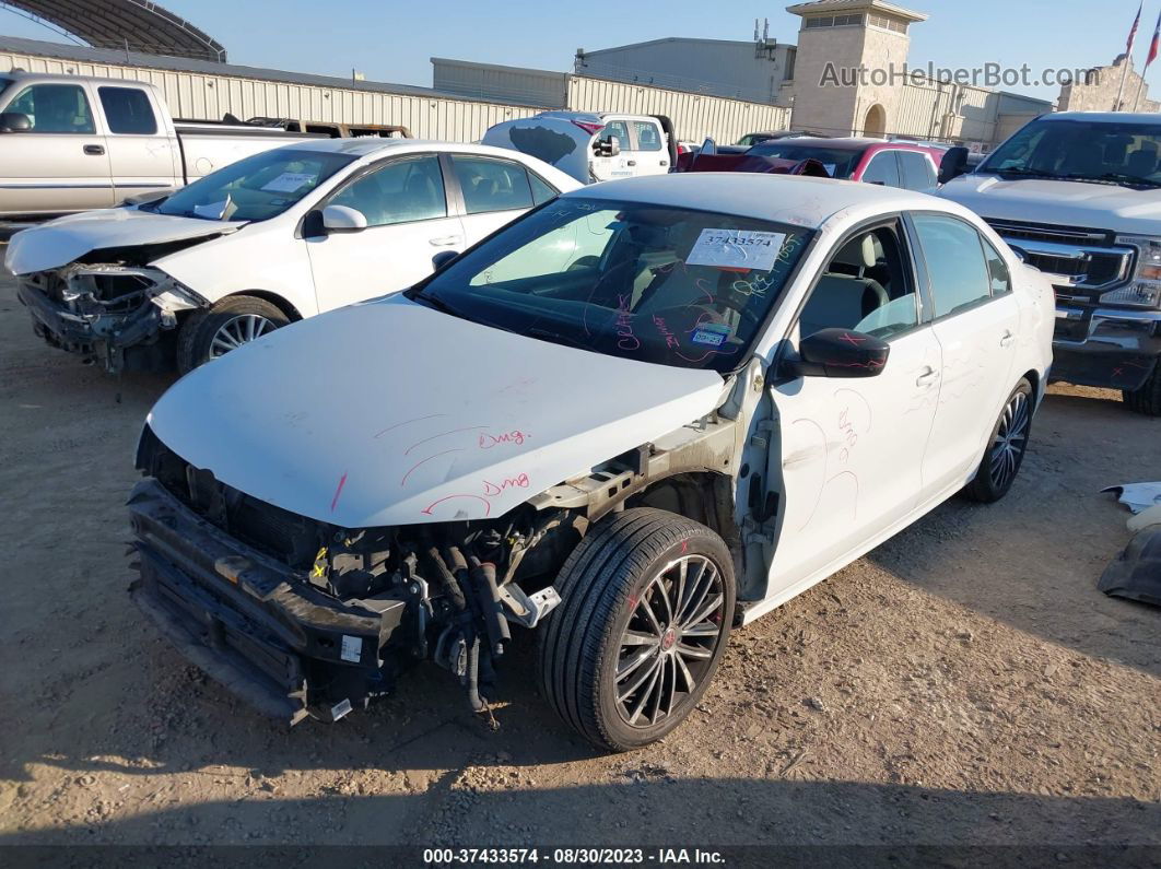 2016 Volkswagen Jetta Sedan 1.8t Sport White vin: 3VWD17AJ2GM216869