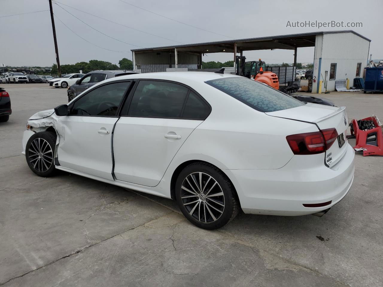 2016 Volkswagen Jetta Sport White vin: 3VWD17AJ2GM261097