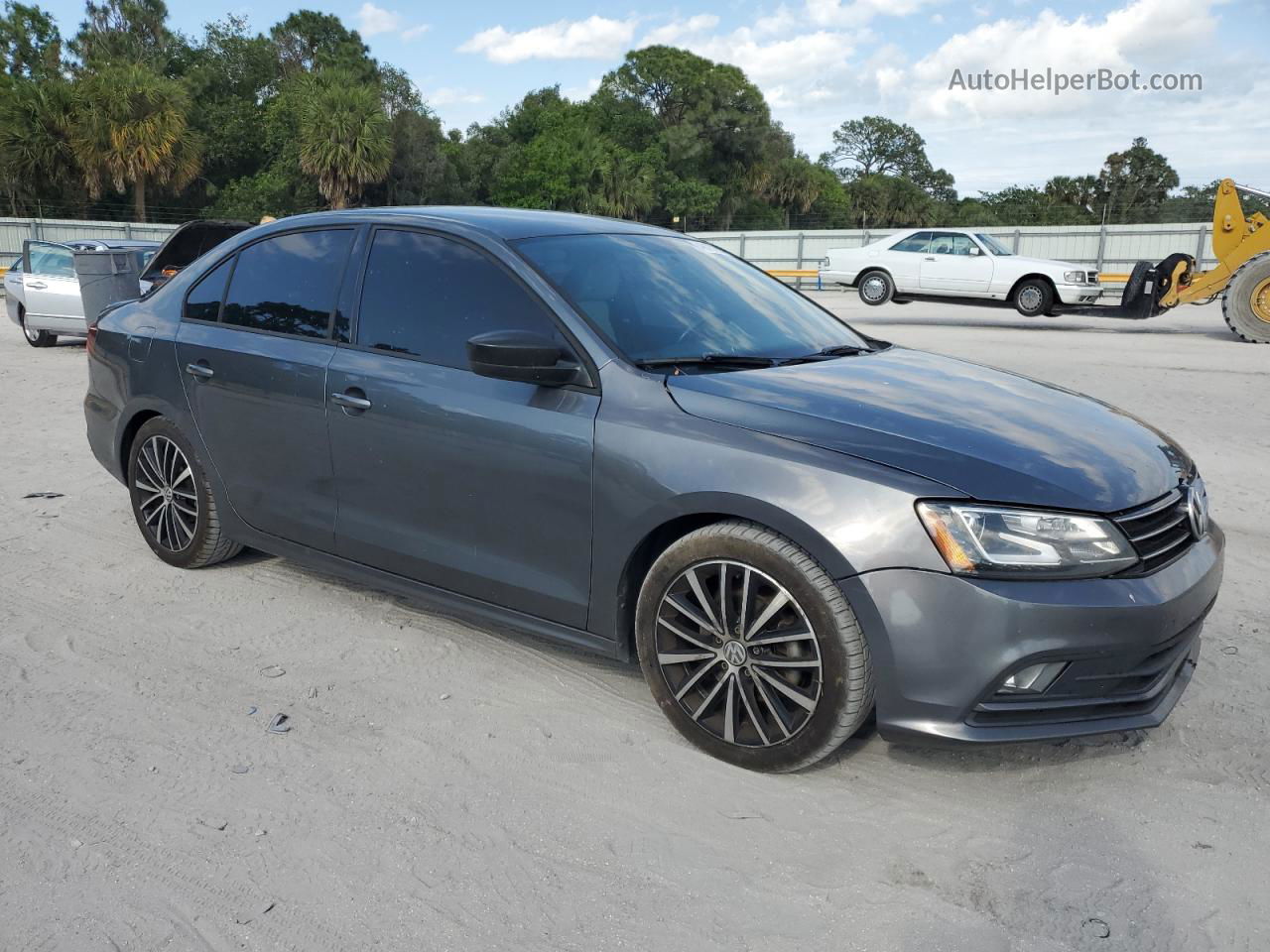 2016 Volkswagen Jetta Sport Gray vin: 3VWD17AJ2GM334033