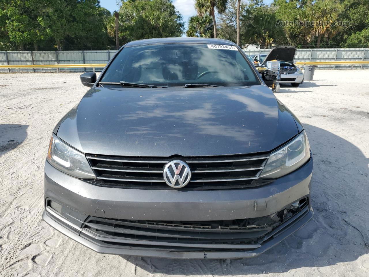 2016 Volkswagen Jetta Sport Gray vin: 3VWD17AJ2GM334033