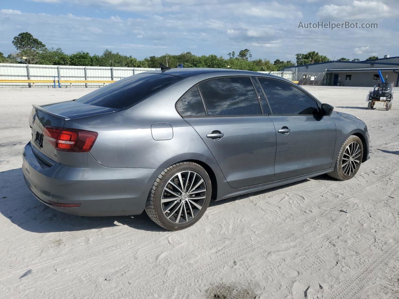 2016 Volkswagen Jetta Sport Gray vin: 3VWD17AJ2GM334033