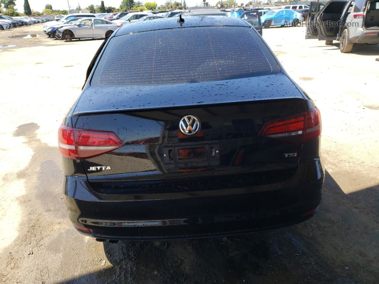 2016 Volkswagen Jetta Sport Black vin: 3VWD17AJ2GM365315