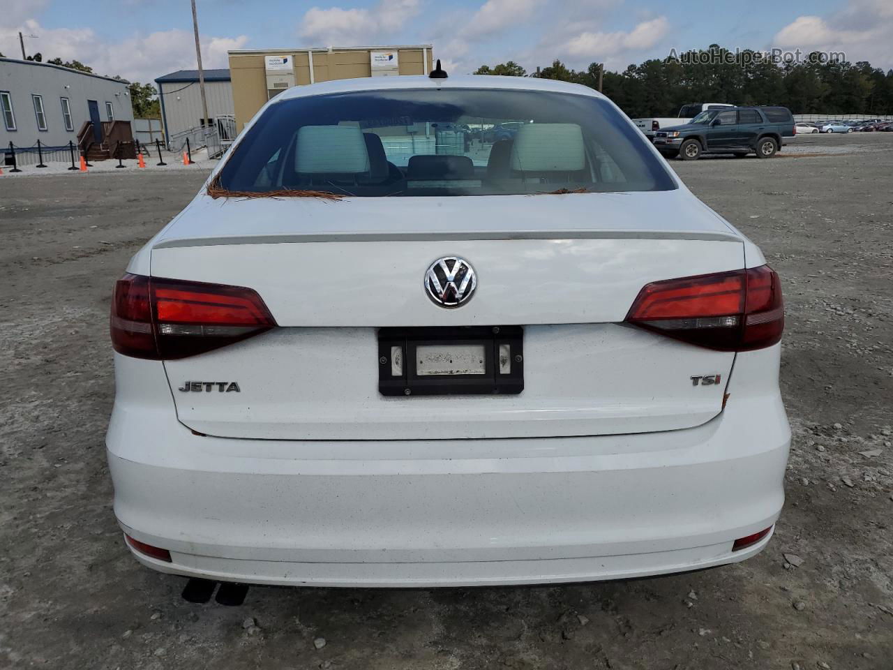 2016 Volkswagen Jetta Sport White vin: 3VWD17AJ2GM414626