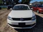 2014 Volkswagen Jetta Se White vin: 3VWD17AJ3EM304181