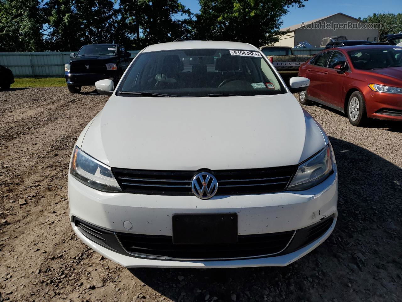 2014 Volkswagen Jetta Se Белый vin: 3VWD17AJ3EM304181