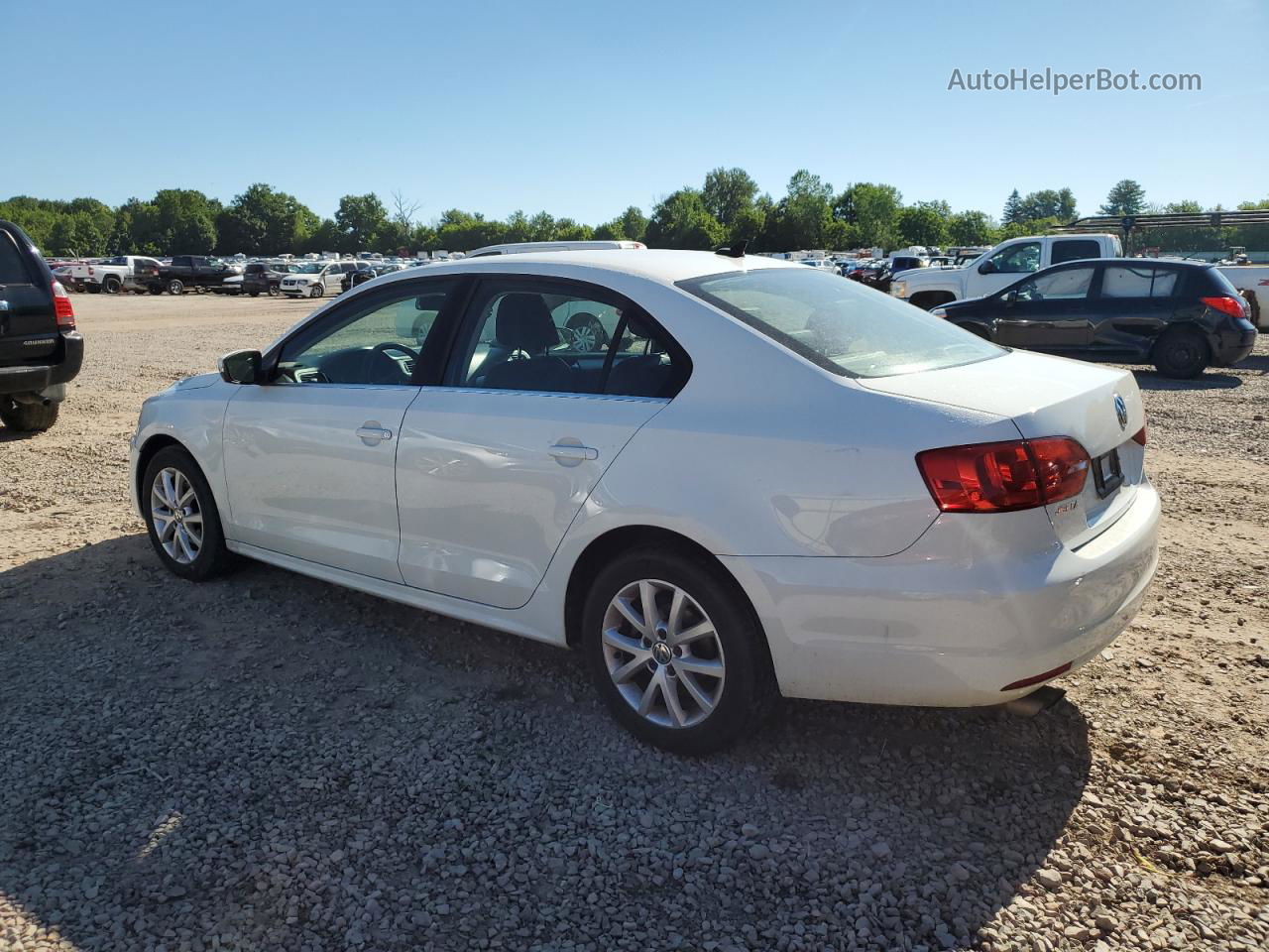 2014 Volkswagen Jetta Se Белый vin: 3VWD17AJ3EM304181