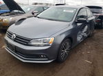 2015 Volkswagen Jetta Se Gray vin: 3VWD17AJ3FM202591