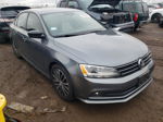 2015 Volkswagen Jetta Se Gray vin: 3VWD17AJ3FM202591