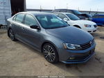 2015 Volkswagen Jetta 1.8t Sport Gray vin: 3VWD17AJ3FM205037