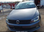 2015 Volkswagen Jetta 1.8t Sport Gray vin: 3VWD17AJ3FM205037