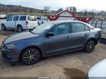 2015 Volkswagen Jetta 1.8t Sport Gray vin: 3VWD17AJ3FM205037