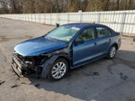 2015 Volkswagen Jetta Se Синий vin: 3VWD17AJ3FM211730