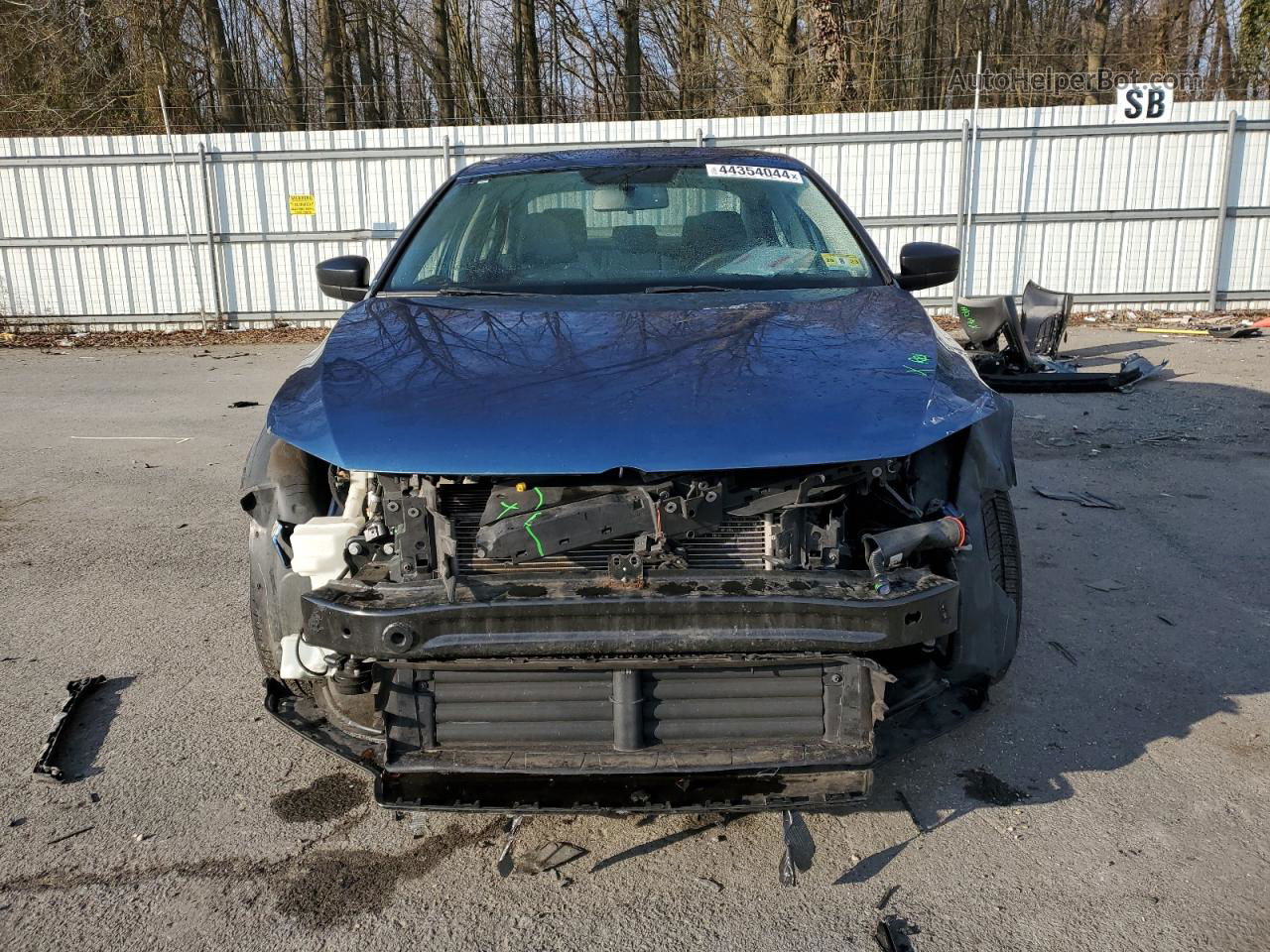 2015 Volkswagen Jetta Se Синий vin: 3VWD17AJ3FM211730