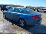 2015 Volkswagen Jetta 1.8t Se Синий vin: 3VWD17AJ3FM254173