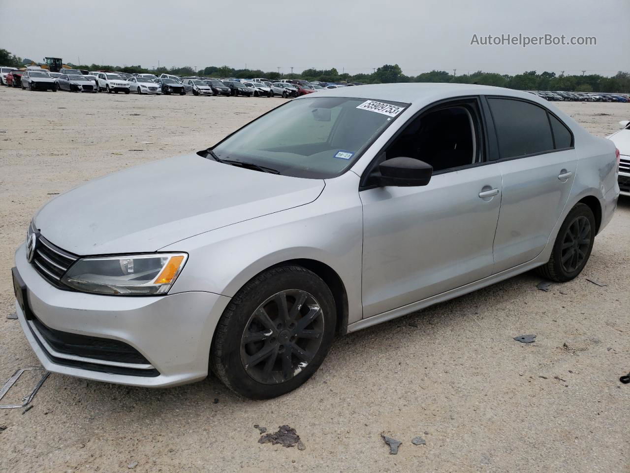 2015 Volkswagen Jetta Se Серебряный vin: 3VWD17AJ3FM261477