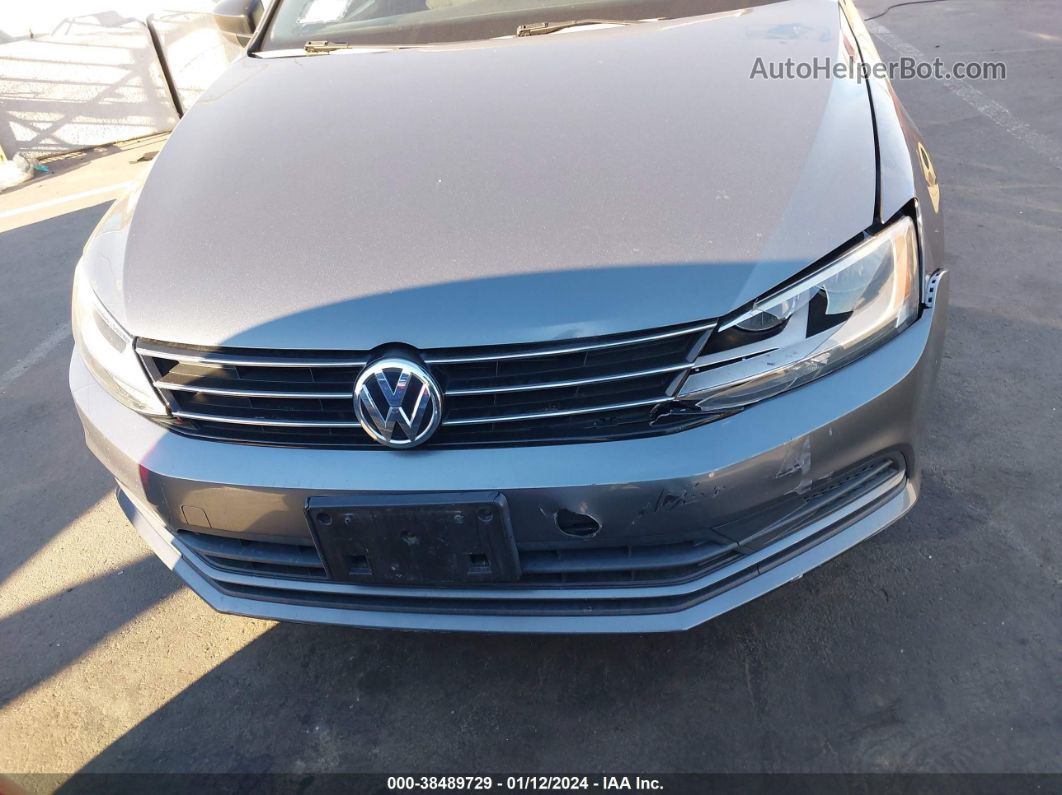 2015 Volkswagen Jetta 1.8t Se Серый vin: 3VWD17AJ3FM264122