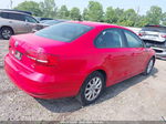 2015 Volkswagen Jetta 1.8t Se Red vin: 3VWD17AJ3FM297539