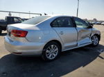 2015 Volkswagen Jetta Se Silver vin: 3VWD17AJ3FM307387