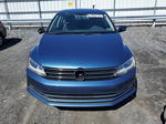 2015 Volkswagen Jetta Se Blue vin: 3VWD17AJ3FM414357