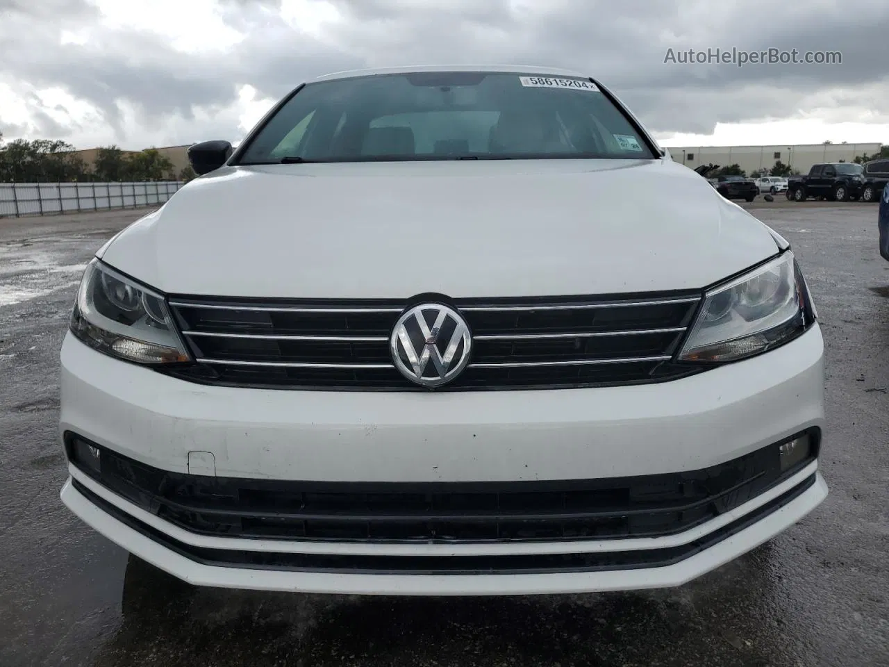 2016 Volkswagen Jetta Sport White vin: 3VWD17AJ3GM253364