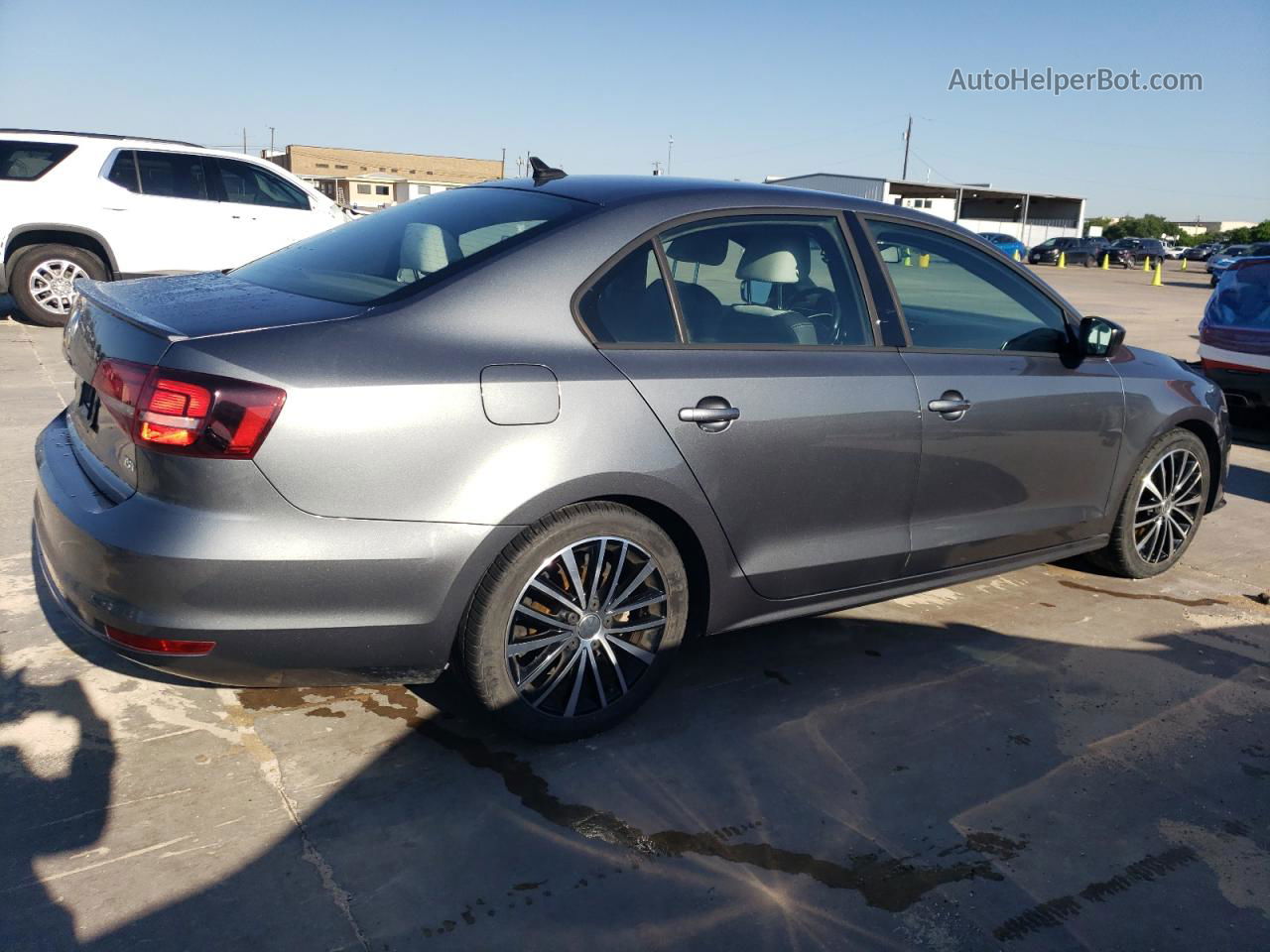 2016 Volkswagen Jetta Sport Gray vin: 3VWD17AJ3GM302370